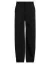 Off-white Man Pants Black Size 34 Virgin Wool In Black