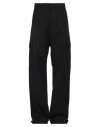 Off-white Man Pants Black Size 32 Polyester In Black