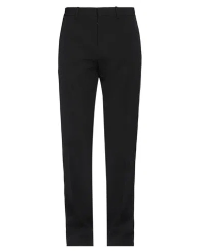 OFF-WHITE OFF-WHITE MAN PANTS BLACK SIZE 36 VIRGIN WOOL