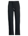 Off-white Man Pants Black Size L Cotton, Elastane In Black