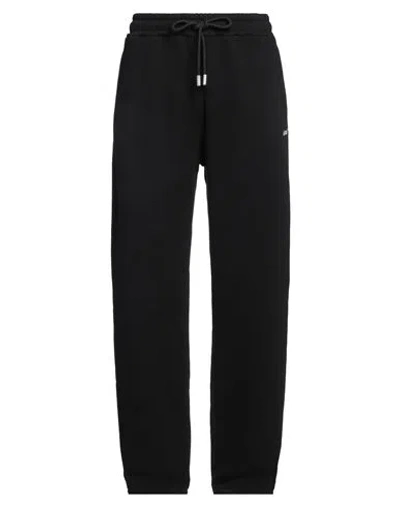 Off-white Man Pants Black Size L Cotton, Polyester