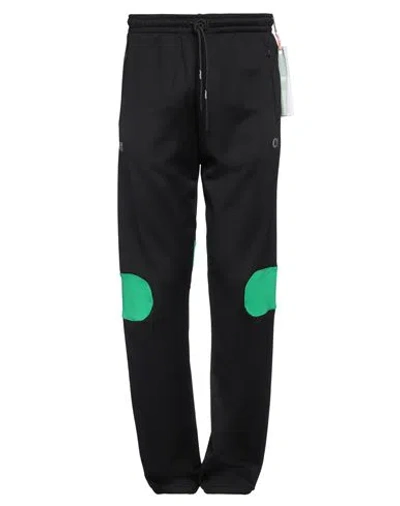 Off-white Man Pants Black Size L Polyamide, Elastane