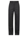 Off-white Man Pants Black Size 32 Polyester In Black
