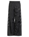 Off-white Man Pants Black Size M Polyamide In Black