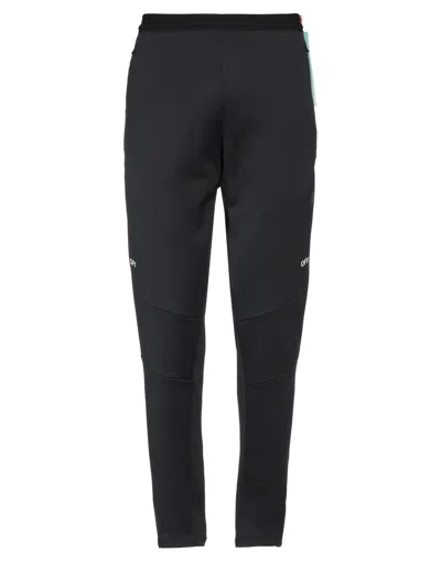 Off-white Man Pants Black Size M Polyamide, Elastane