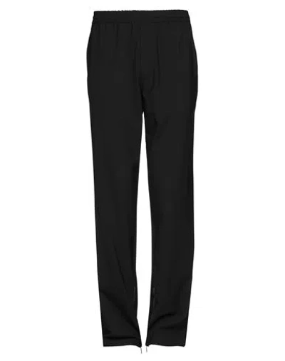 Off-white Man Pants Black Size M Polyester, Virgin Wool, Elastane, Viscose, Cupro