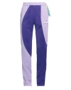 Off-white Man Pants Lilac Size L Polyamide, Cotton, Elastane In Purple