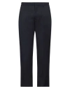 Off-white Man Pants Midnight Blue Size 34 Virgin Wool In Blue
