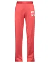 Off-white Man Pants Red Size L Polyamide, Cotton, Elastane In Red