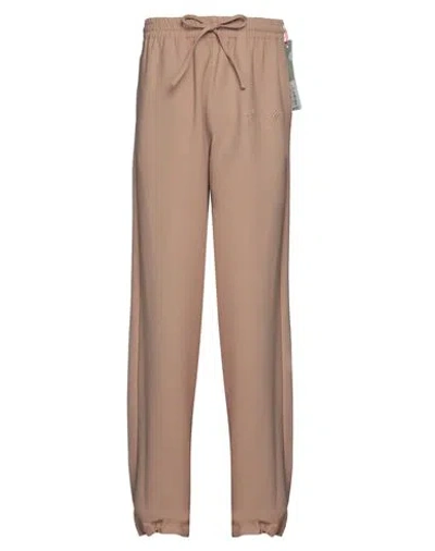 Off-white Man Pants Sand Size 32 Virgin Wool, Lycra, Polyamide In Beige