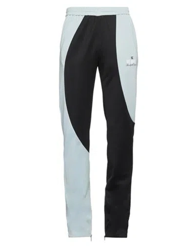 Off-white Man Pants Sky Blue Size M Polyamide, Cotton, Elastane