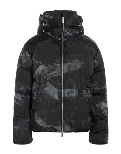 Off-white Man Puffer Black Size L Polyamide