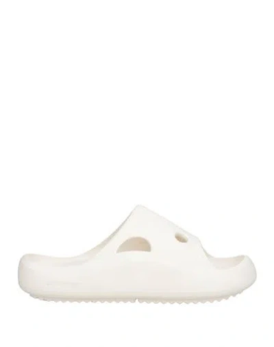 OFF-WHITE OFF-WHITE MAN SANDALS WHITE SIZE 9 RUBBER