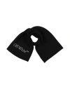Off-white Man Scarf Black Size - Virgin Wool