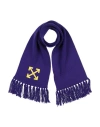 OFF-WHITE OFF-WHITE MAN SCARF PURPLE SIZE - WOOL