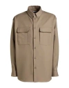 Off-white Off White Technical Drill Overshirt In Beige