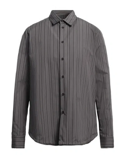 Off-white Man Shirt Lead Size S Cotton In Grey