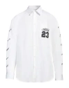 Off-white Off White "oversized Shirt With In White