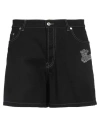 Off-white Off White™ Black Cotton Short With Logo In Black