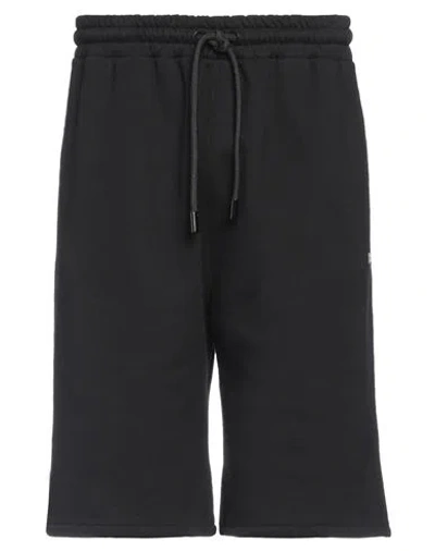 Off-white Man Shorts & Bermuda Shorts Black Size L Cotton, Polyester