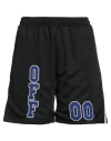 Off-white Elastic Waist Shorts In Black