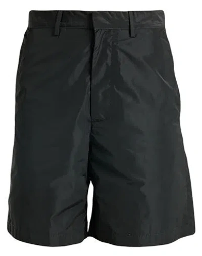 Off-white Man Shorts & Bermuda Shorts Black Size M Polyester