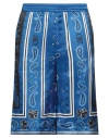 Off-white Sustainable Viscose Bermuda Shorts With Bandana Print In Multi