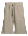 Off-white Man Shorts & Bermuda Shorts Khaki Size S Cotton, Polyester