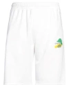 Off-white Man Shorts & Bermuda Shorts White Size M Cotton In White