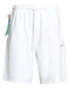 Off-white Man Shorts & Bermuda Shorts White Size Xs Cotton, Polyester