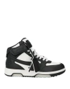Off-white Out Of Office "ooo" High-top Sneakers In Black
