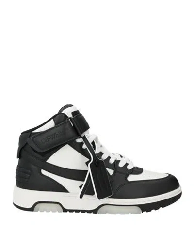 Off-white Man Sneakers Black Size 8 Leather