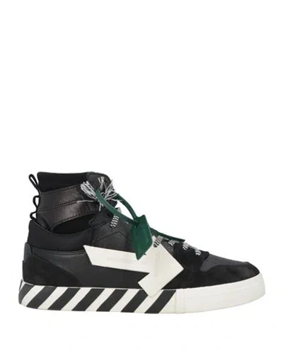 Off-white Man Sneakers Black Size 9 Soft Leather