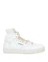 Off-white White Leather Out Of Office High Top Sneakers In White