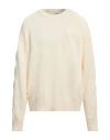 Off-white Man Sweater Cream Size L Cotton, Polyamide, Elastane