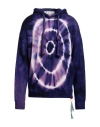 Off-white Man Sweater Plum Size M Mohair Wool, Polyamide, Wool In Purple