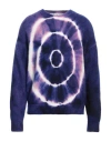 Off-white Man Sweater Purple Size M Mohair Wool, Polyamide, Wool In Purple