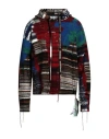 Off-white Man Sweater Red Size Xs Acrylic, Wool, Alpaca Wool, Mohair Wool, Textile Fibers In Red
