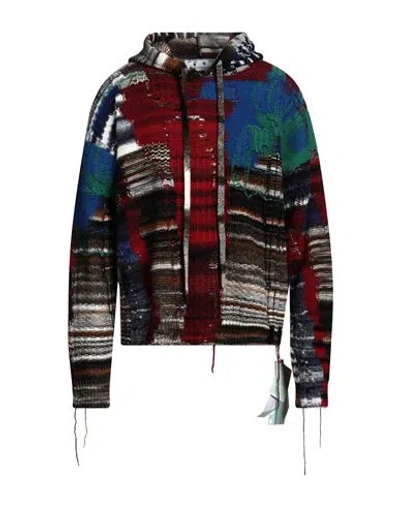 Off-white Man Sweater Red Size Xs Acrylic, Wool, Alpaca Wool, Mohair Wool, Textile Fibers