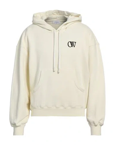 Off-white Man Sweatshirt Beige Size M Cotton