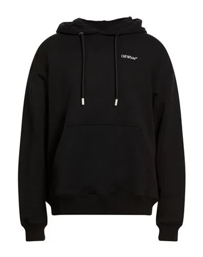 Off-white Vanish Arrow Printed French Cotton-terry Hoodie In Black