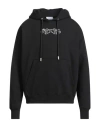 Off-white Man Sweatshirt Black Size M Cotton, Elastane