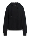 Off-white Hooded Sweatshirt Featuring Graphic Print In Black