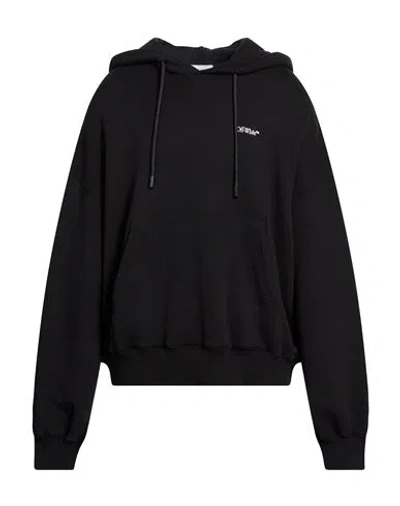 Off-white Vanish Arrow Printed French Cotton-terry Hoodie In Black