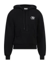Off-white Man Sweatshirt Black Size Xxs Cotton