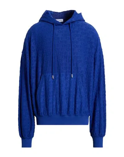 Off-white Man Sweatshirt Blue Size L Polyamide, Elastane