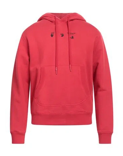 Off-white Man Sweatshirt Red Size L Cotton