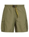 Off-white Man Swim Trunks Military Green Size L Polyester