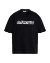 Off-white Logo Graphic T-shirt In Black