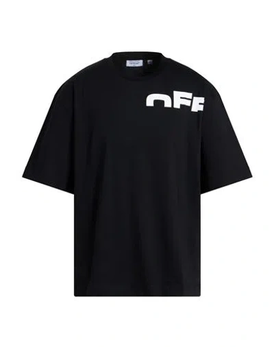 Off-white Cotton Crew-neck T-shirt In Black